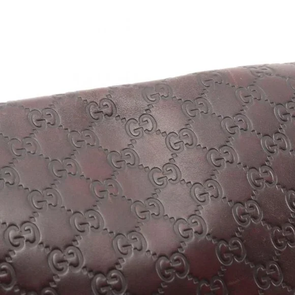 Gucci Shoulder Bag Guccissima Dark Brown Leather - Picture 5 of 9